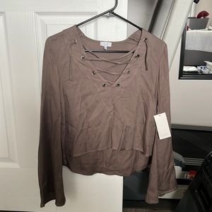 NWT forest green tobi top size xs